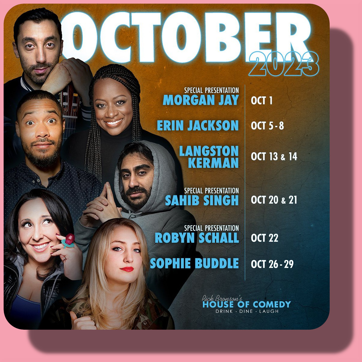 House of Comedy BC October Shows | Stand-Up Comedy Events | New Westminster