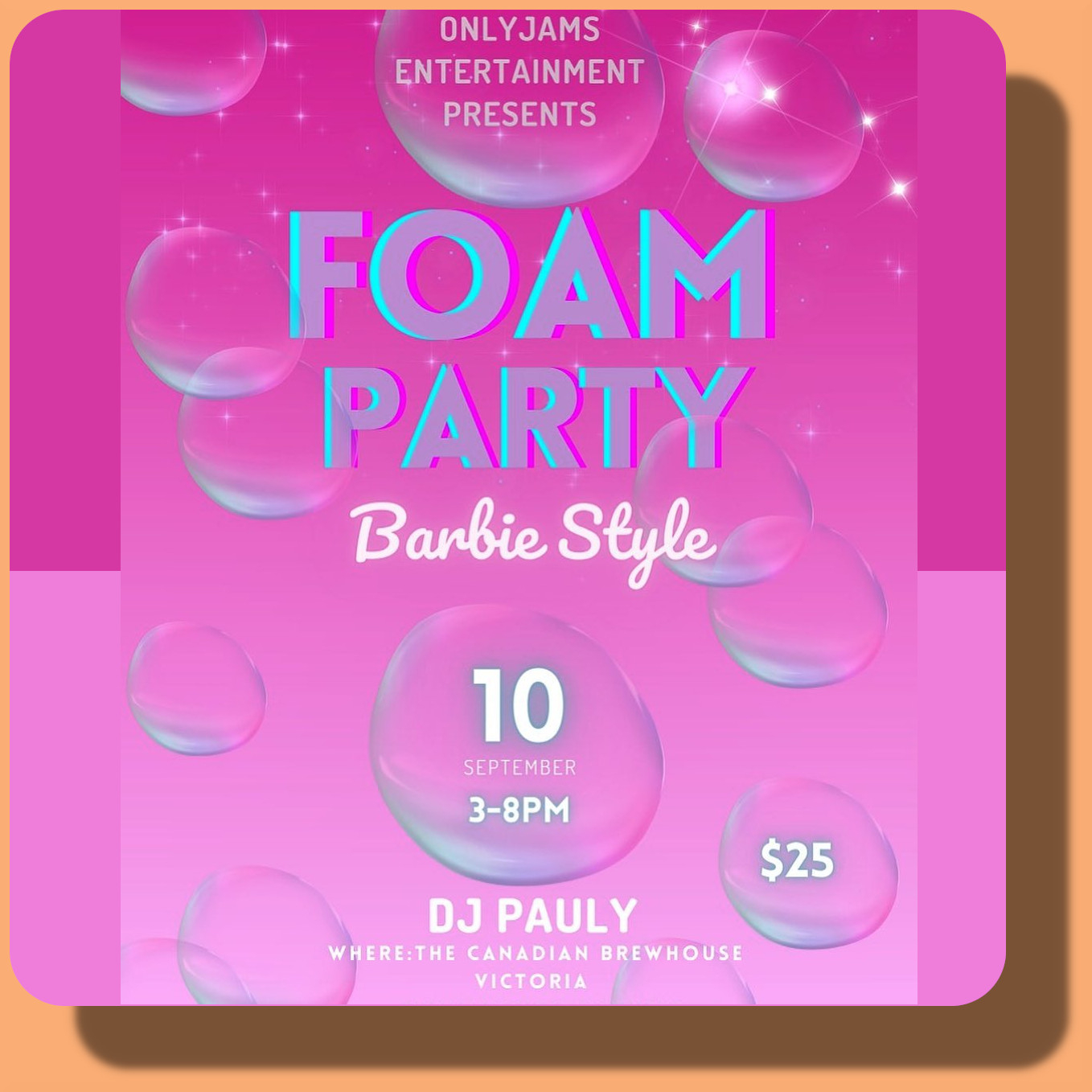 FOAM Party, Victoria: September 10th @ The Canadian Brewhouse