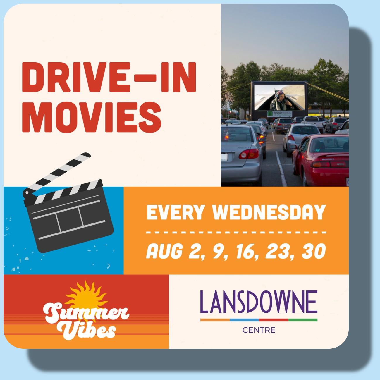 Drive-In Movie Nights at Lansdowne Centre: August 23 & 30