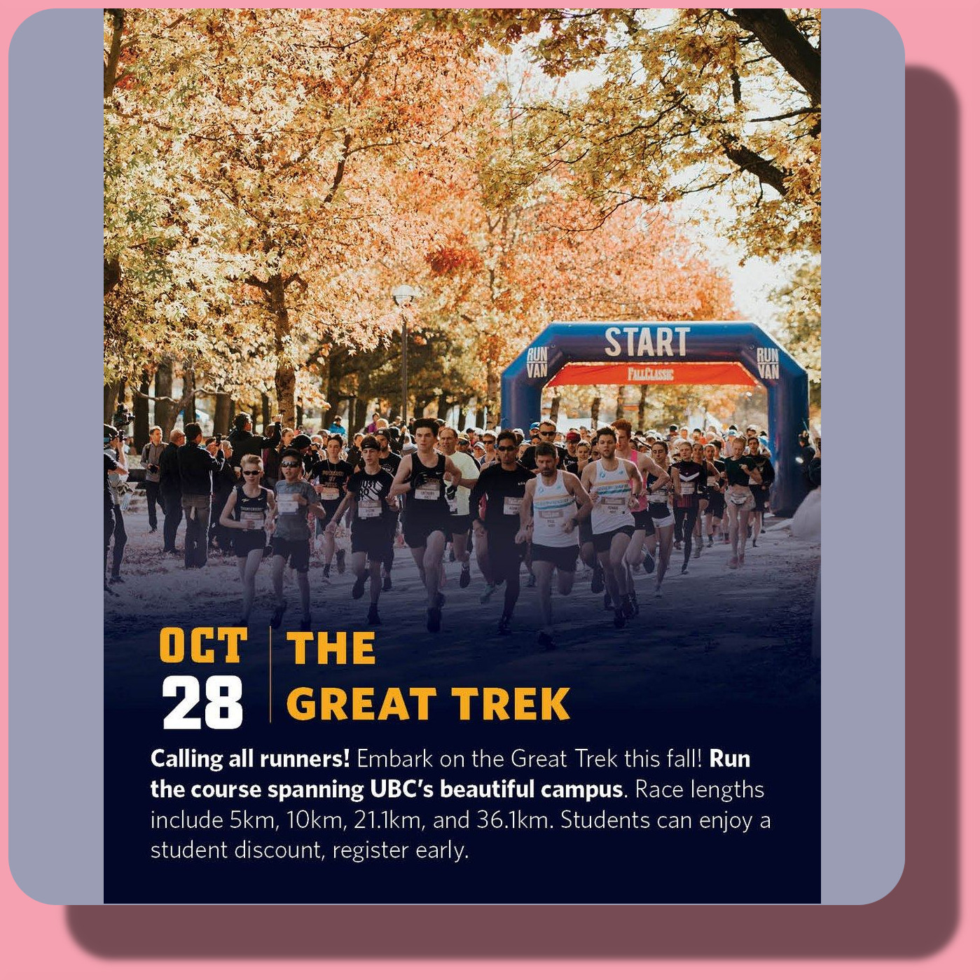 UBC Recreation Fall Programs and Events | Vancouver, British Columbia