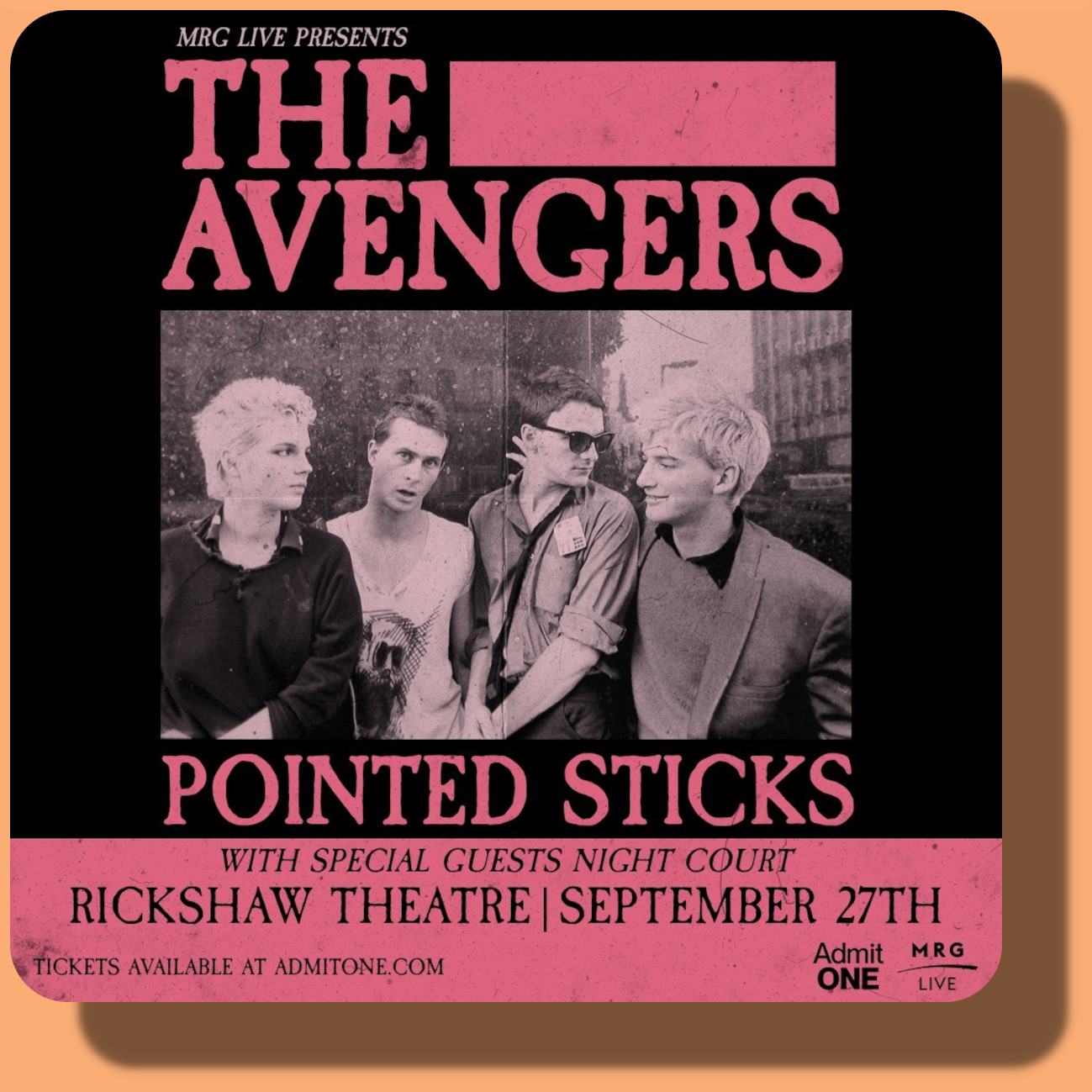 The Avengers and Pointed Sticks Live - Vancouver, Sep 27, 2023