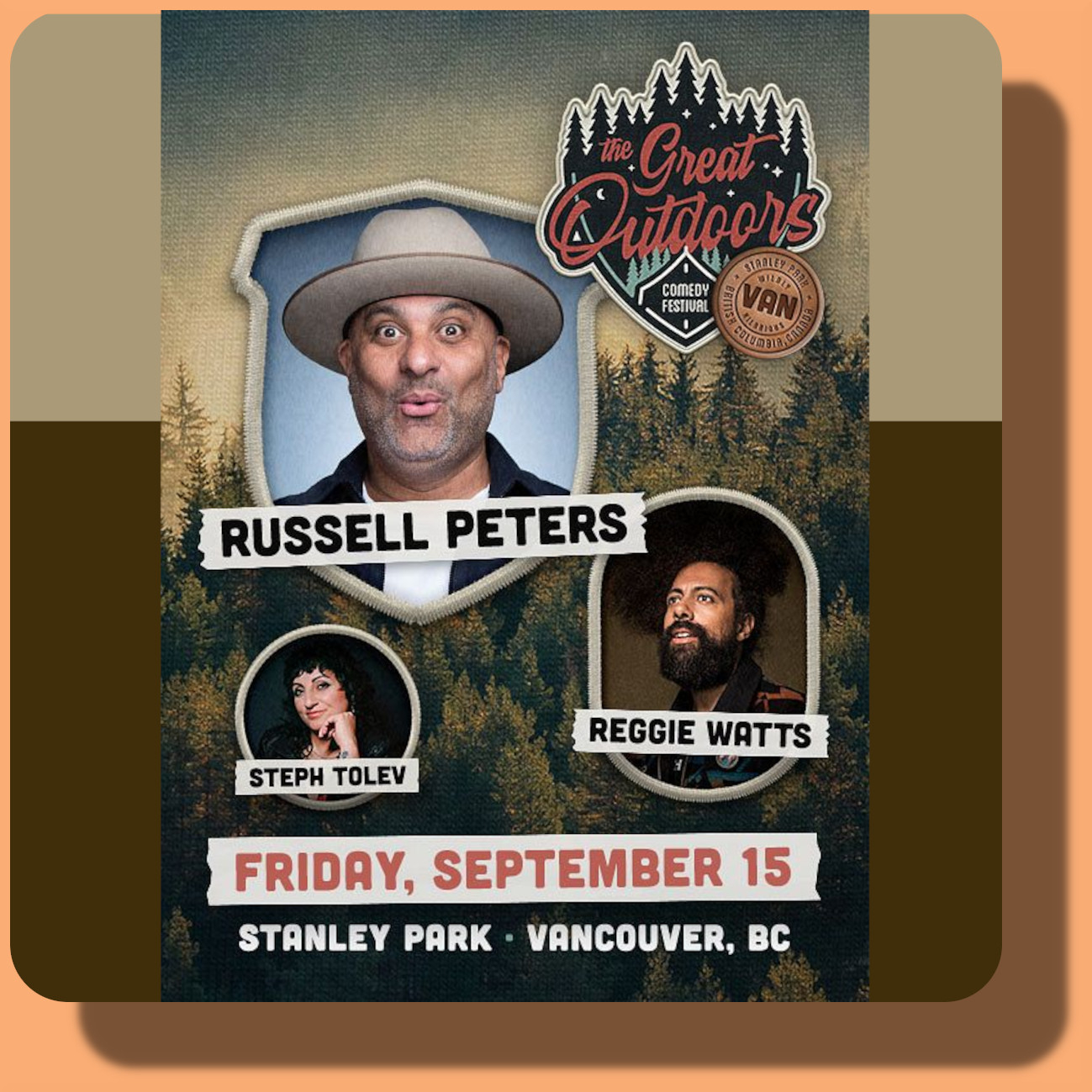 Comedy Night: Russell Peters, Reggie Watts - Stanley Park, Sep 15