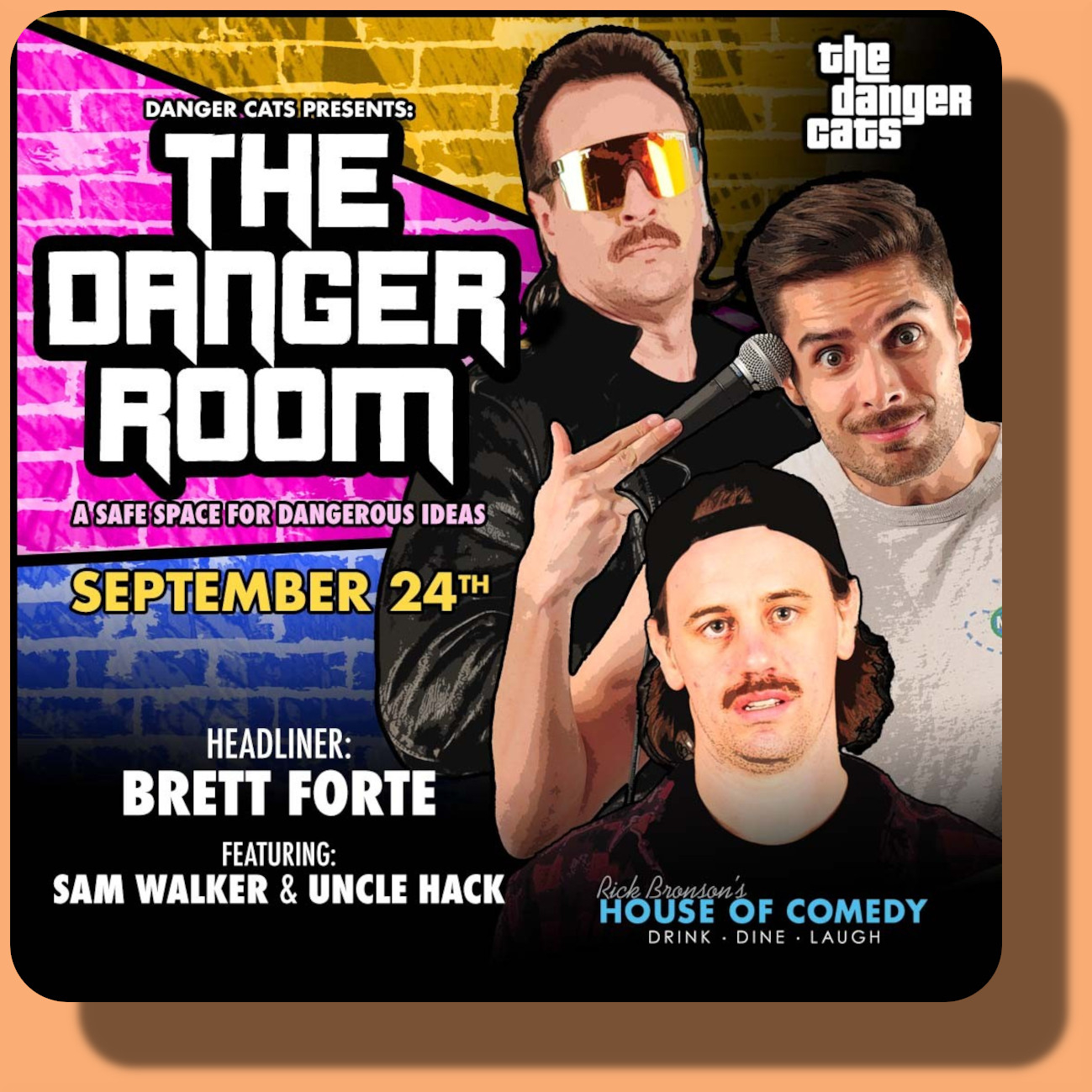 Uncensored Comedy Show - Danger Room, House of Comedy, Sep 24, 2023