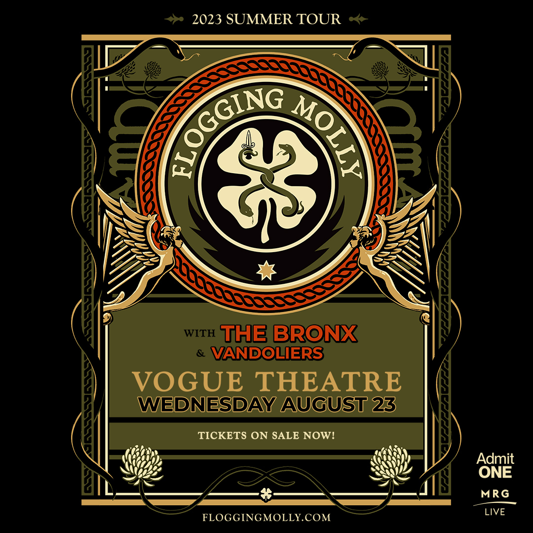 Flogging Molly Summer Tour 2023 in Vancouver | August 23rd