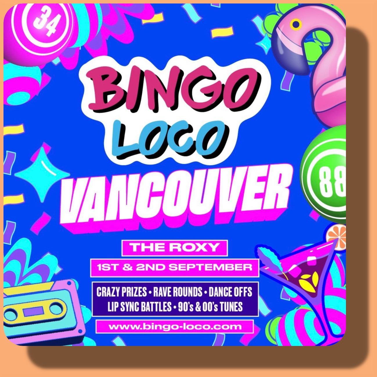 Bingo Loco Show | Vancouver | September 1st-2nd Event