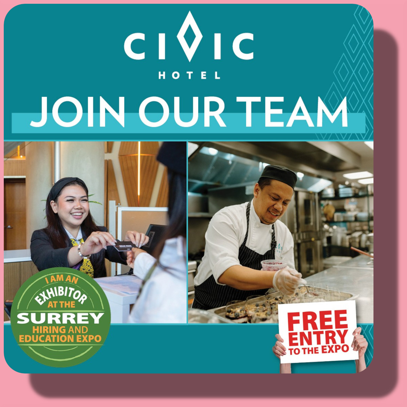 Civic Hotel Job Opportunities and Expo | October 13, 2023 | Surrey, BC