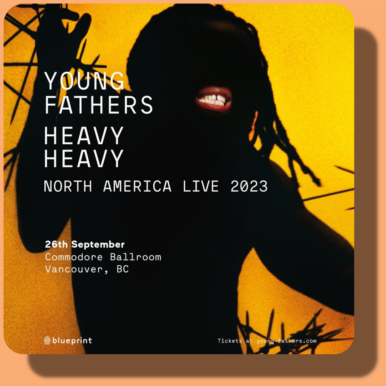 Young Fathers -Heavy Heavy North American Tour, Vancouver, BC