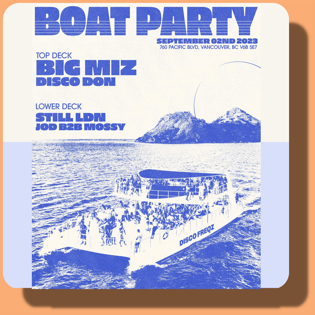 Disco FreQz Back-to-School Boat Party | Vancouver | September 02, 2023