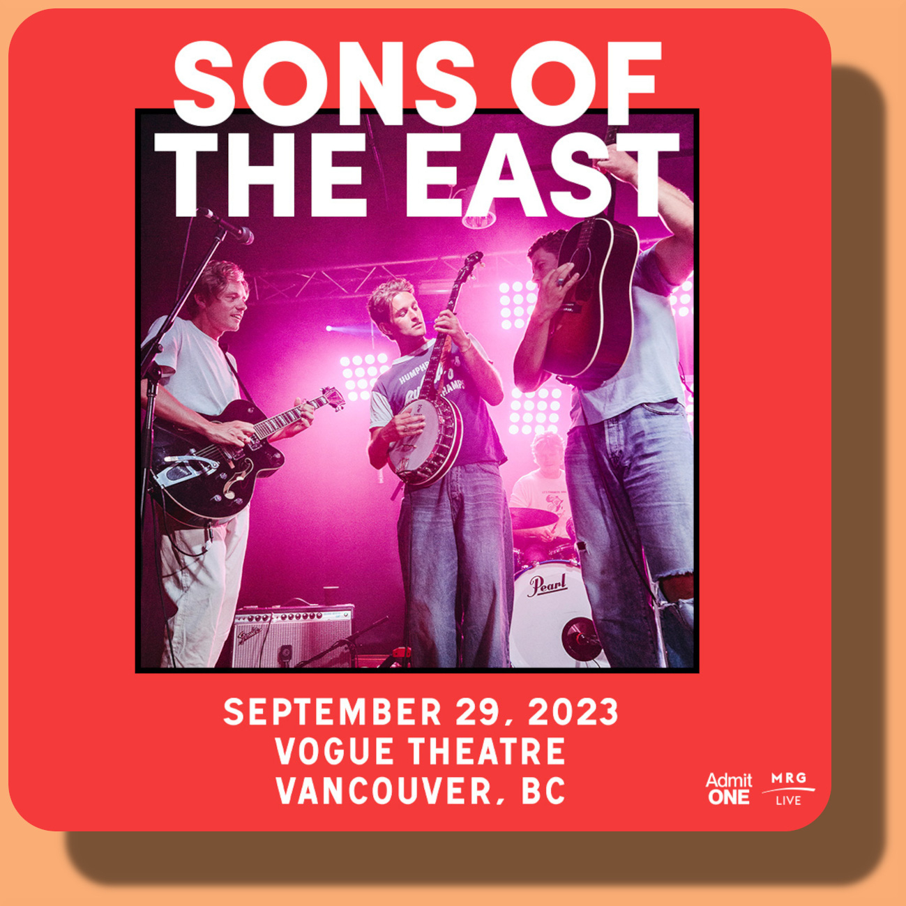 Sons of the East, Vancouver - September 29, Vogue Theatre, 918 Granville Street