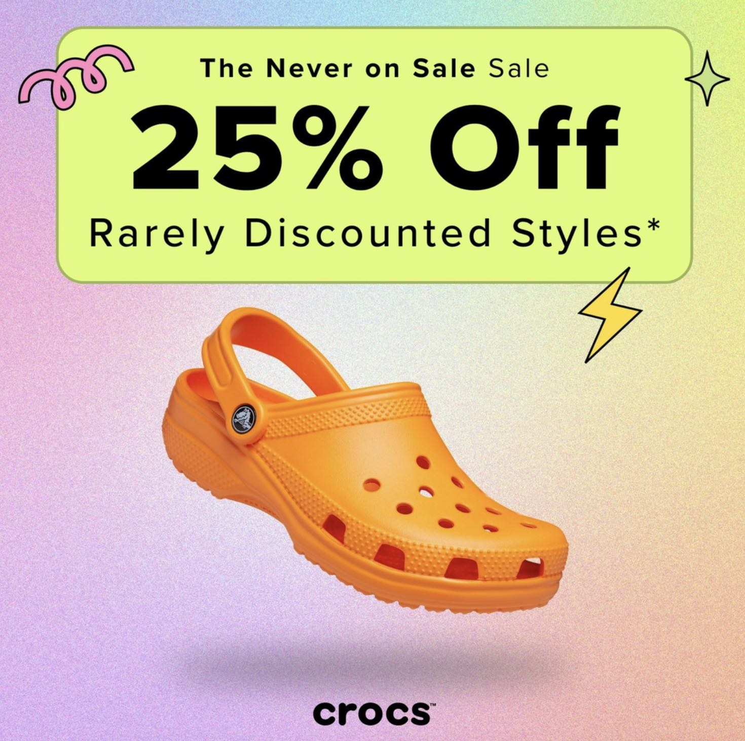 25% Off Rare Crocs Styles Sale | Limited-Time Offer