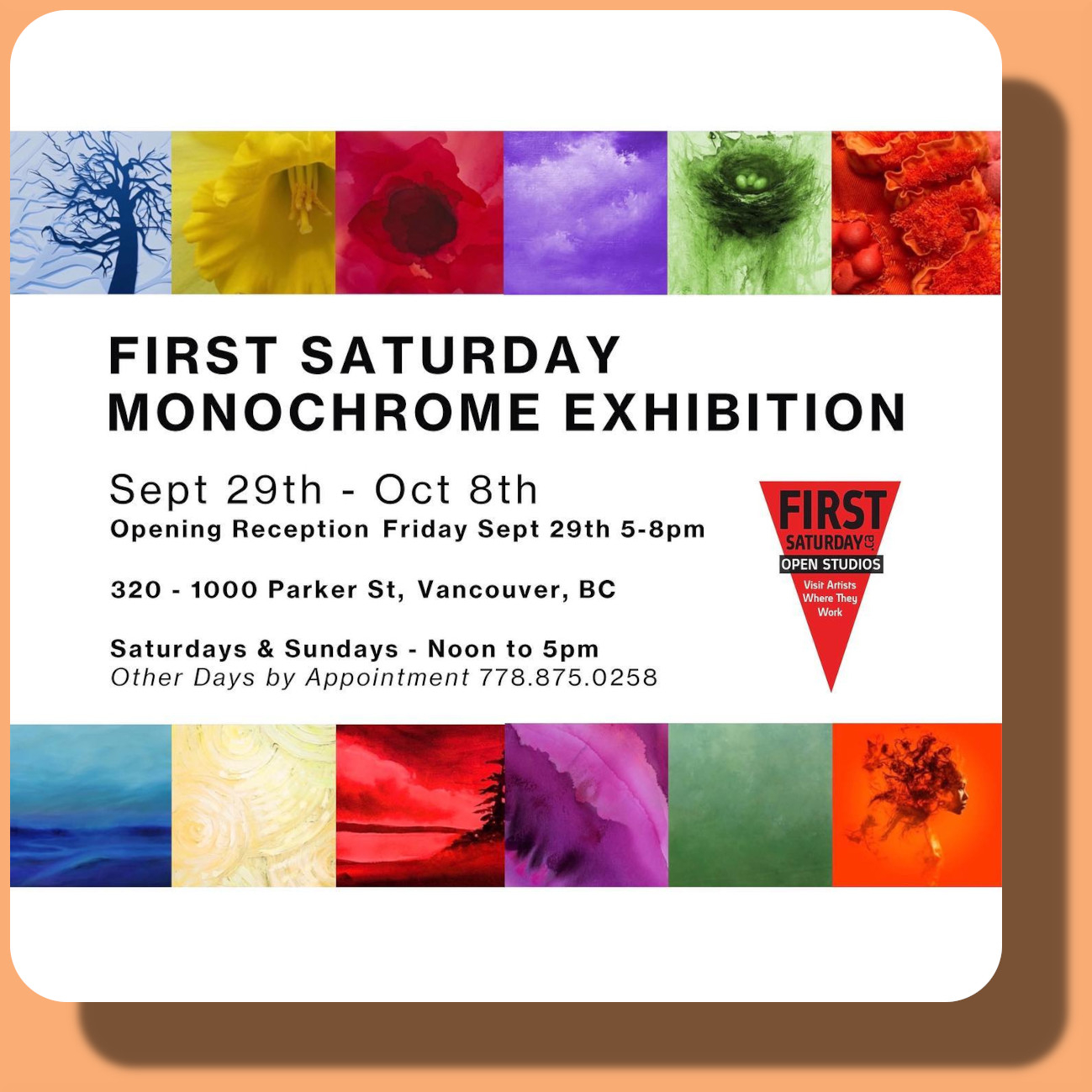FirstSaturday.ca Gallery Exhibition | Sep 29, 2023 | Vancouver, BC