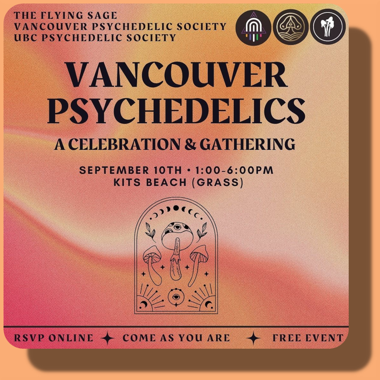 Vancouver Psychedelics: September 10th, Kits Beach