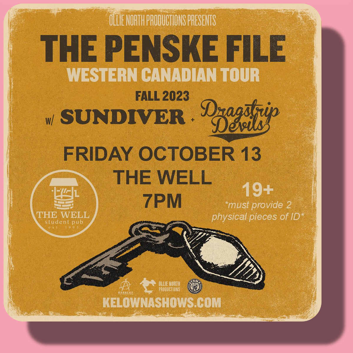 The Penske File Live in Kelowna | October 13, 2023 | Rock Concert