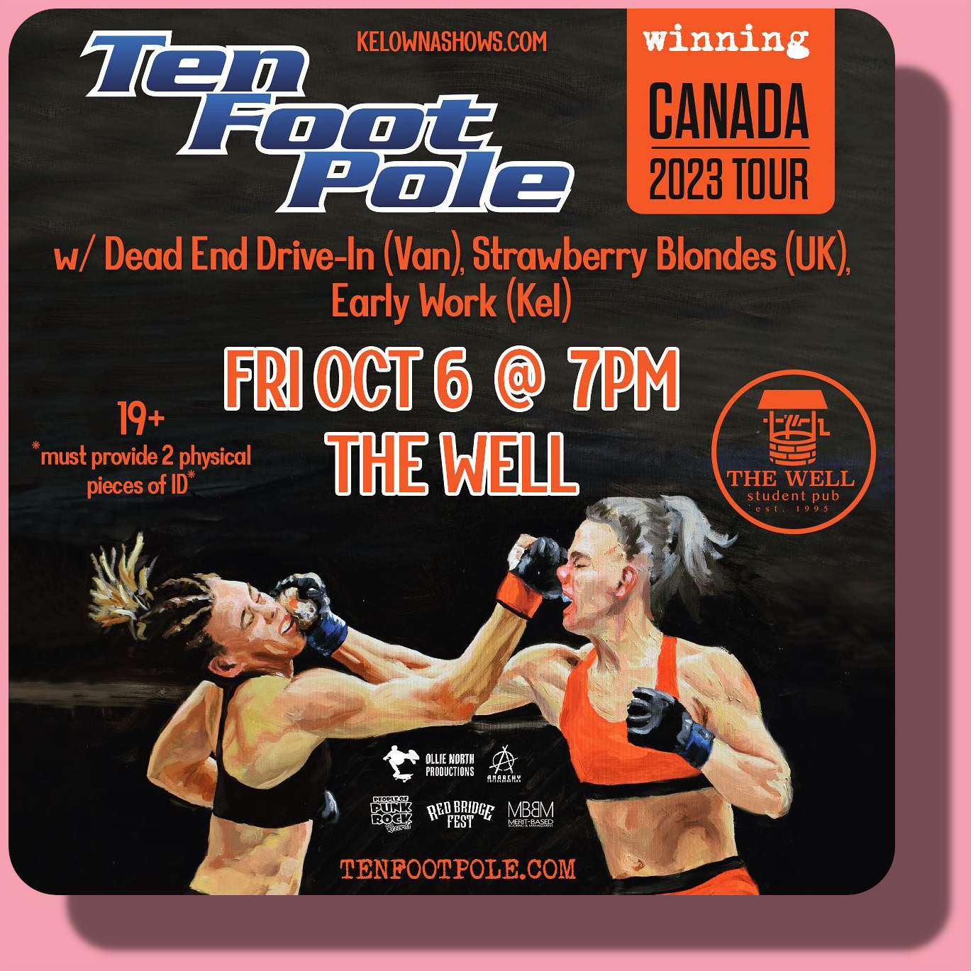 Ten Foot Pole Live in Kelowna | October 6, 2023 | Punk Rock Concert