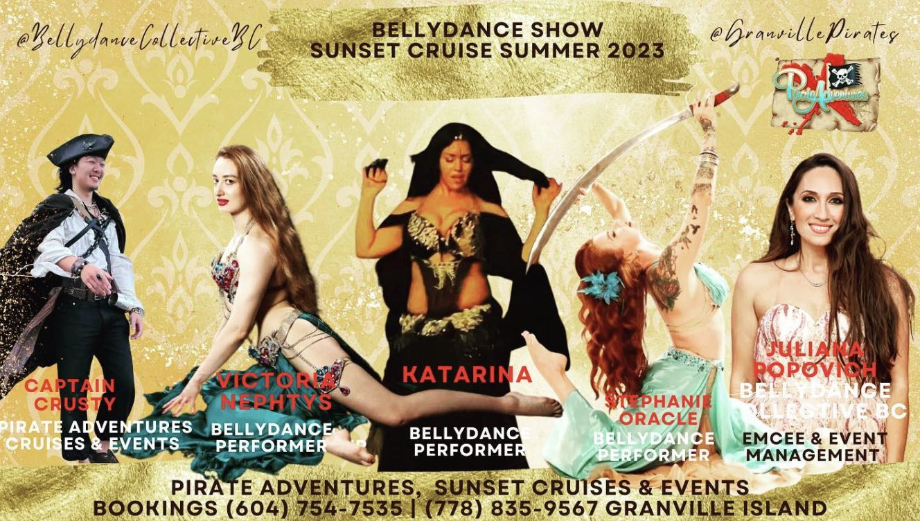 July 13th Bellydance Show & Sunset Cruise SUMMER 2023