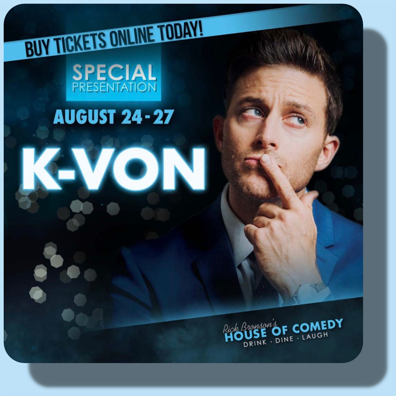 KVon Comedy Show at House of Comedy BC | August 24-27