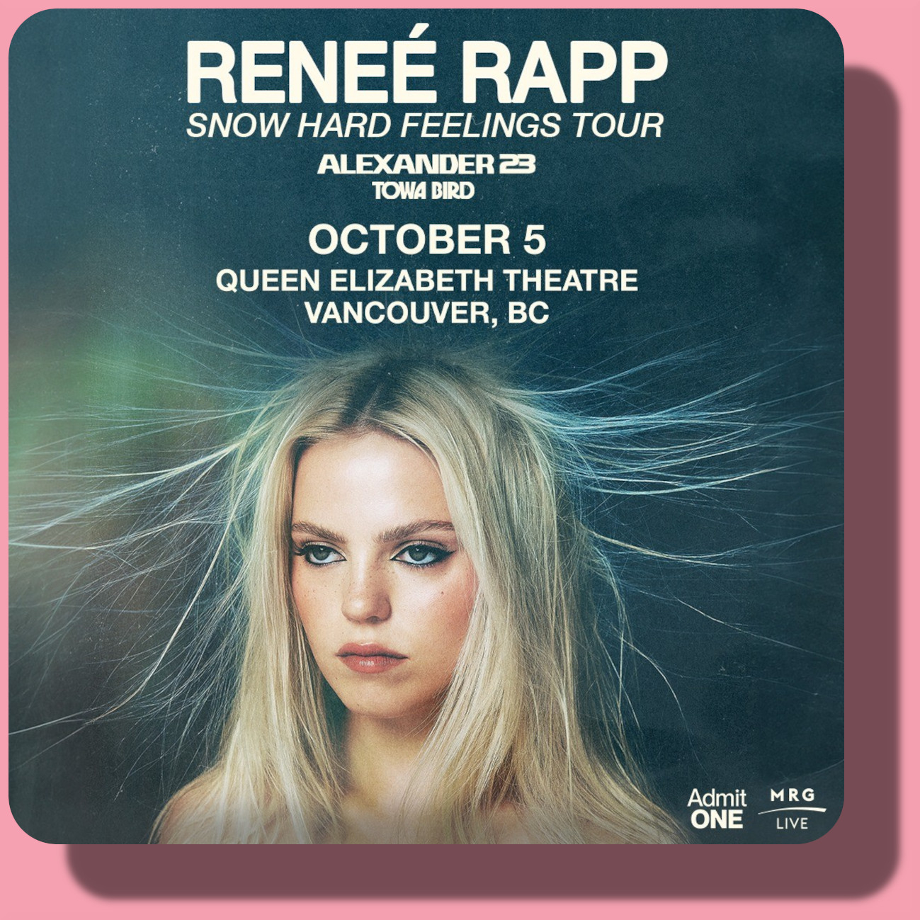Renée Rapp Snow Hard Feelings Tour | October 5 | Queen Elizabeth Theatre