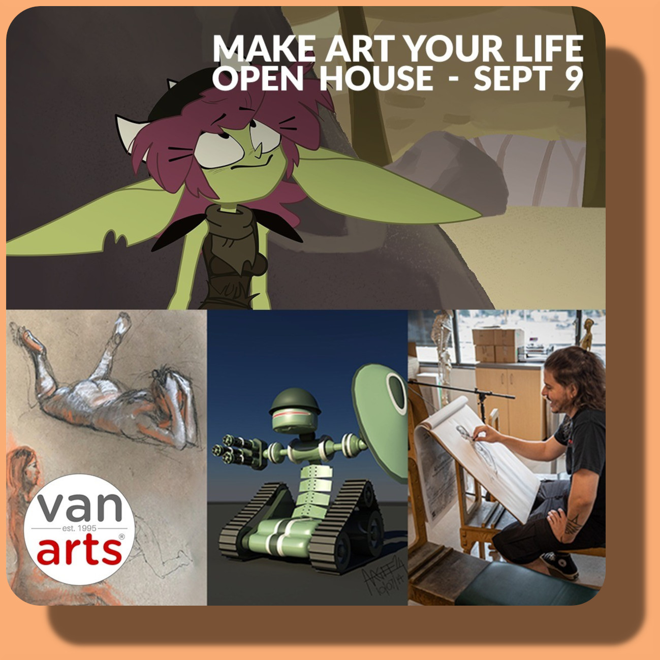 VanArts Open House Vancouver: Explore Programs at Campus | September 9